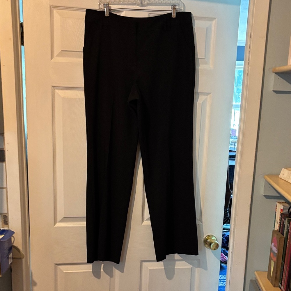 Black stretch dress pants fashion bug